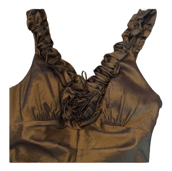 HAILEY Y2K Green Distressed Dress - Women's, Size 2 - Picture 4 of 9